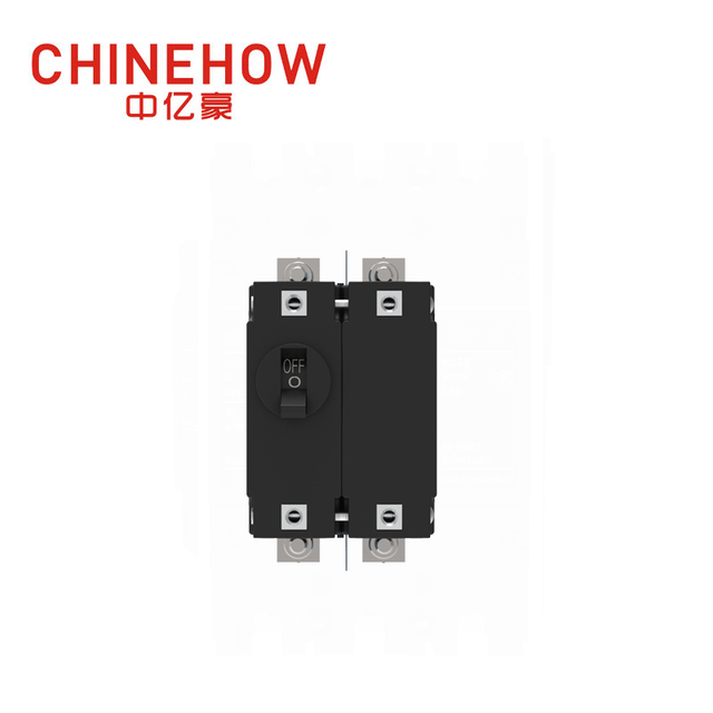 CVP-TH Hudraulic Magnetic Circuit Breaker Short Handle Actuator mit M5 Schraube gebogen 90° 2P 