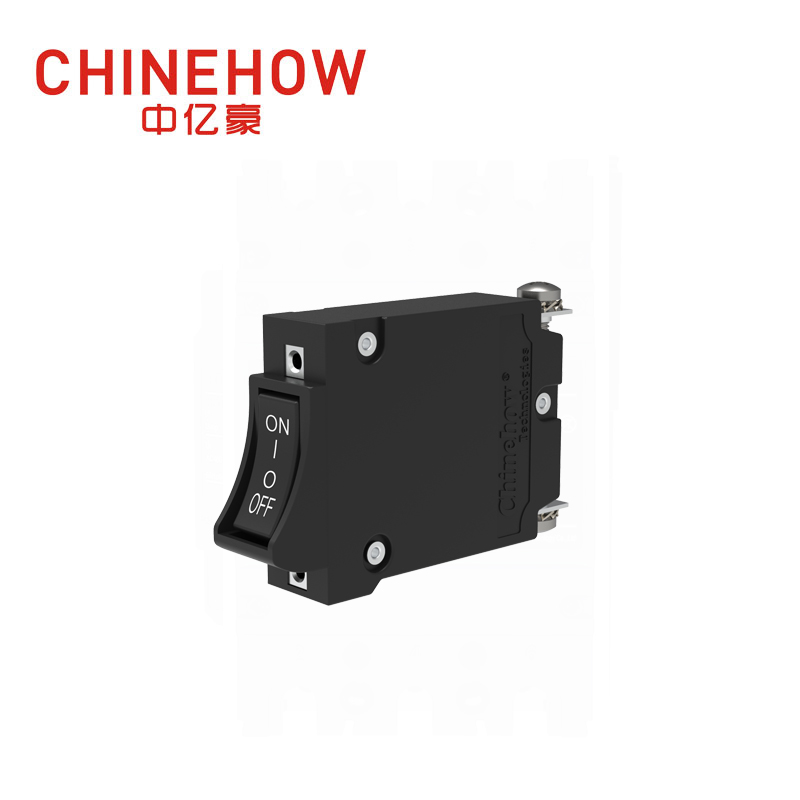 CVP-BM Hudraulic Magnetic Circuit Breaker Angle Rocker With Guard Actuator with M4 Screw Bus 1P 