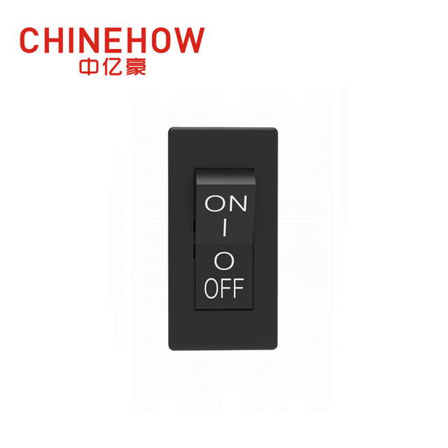 CVP-SM Hudraulic Magnetic Circuit Breaker Winkelwippbetätiger mit M4-Schraubbus 1P Schwarz