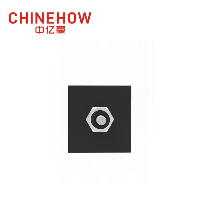 CVP-SM Hudraulic Magnetic Circuit Breaker Push-to-Reset-Betätiger mit Lasche (QC250) 2P Schwarz